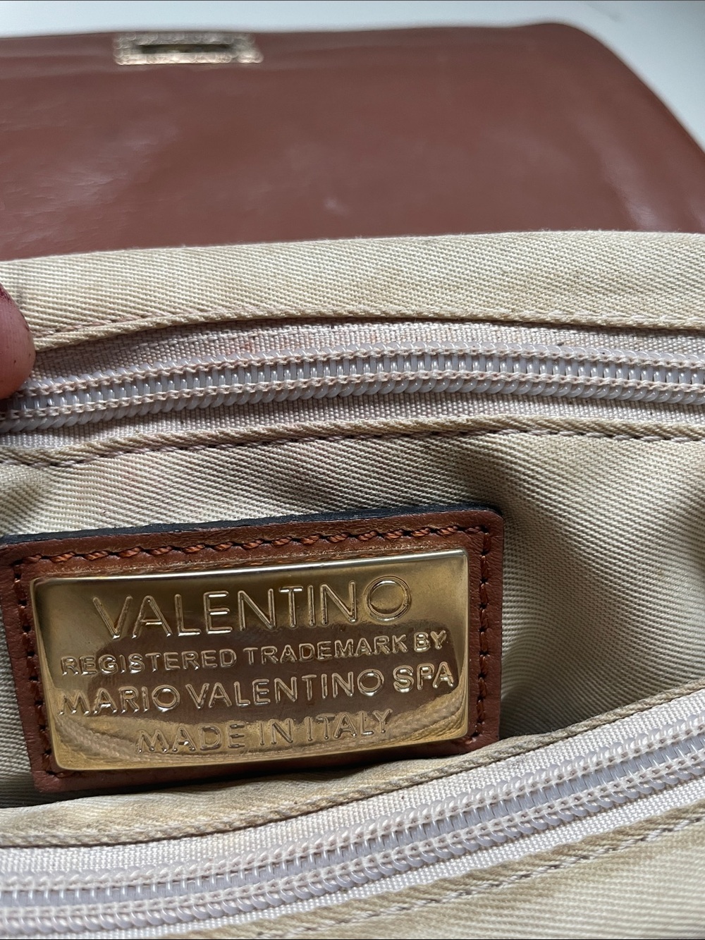 Mario Valentino shoulder bag leather - Picture 8 of 16
